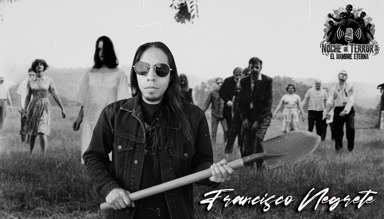 Francisco Negrete, jurado de Noche de Terror IX, en una escena apocalíptica homenaje a Romero.